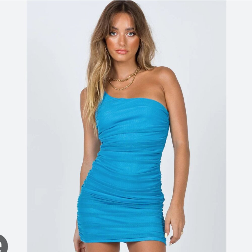 Princess Polly Jocasta Turquoise Dress
